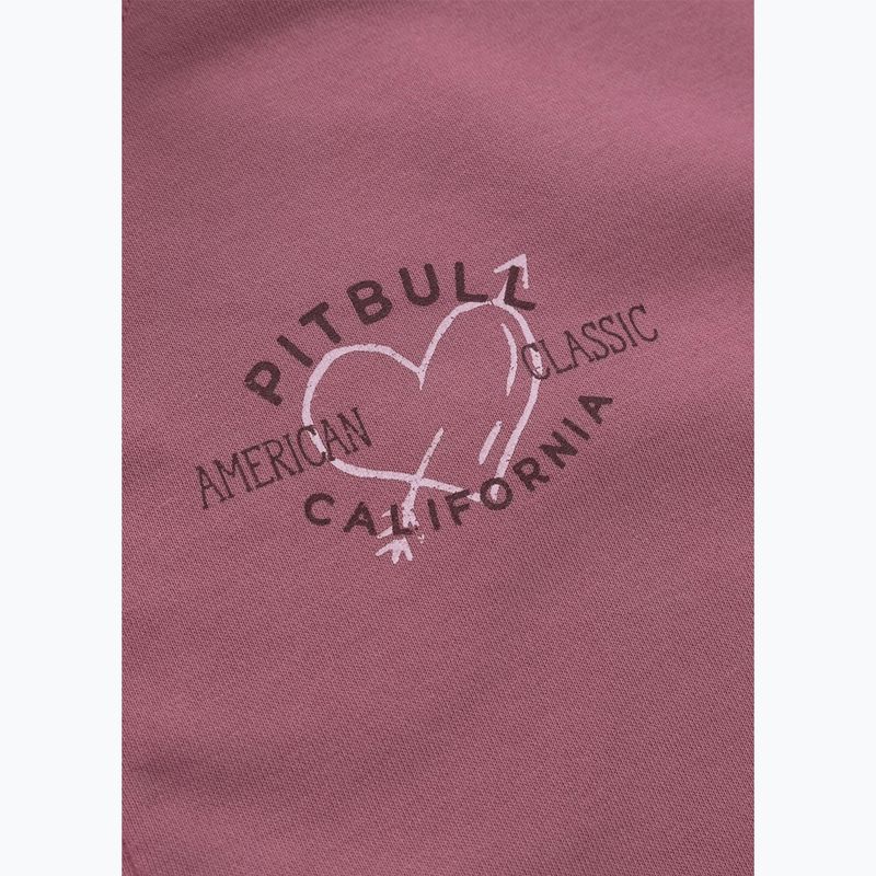 Hoodie Sweatshirt Damen Pitbull Manzanita Heart Hooded Zip Sweatshirt pink 9