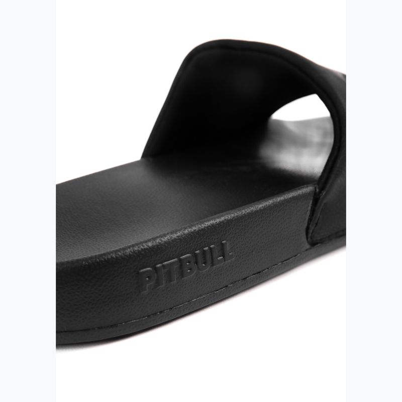Badeschlappen Herren Pitbull Hilltop black/black 8
