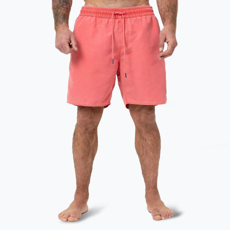 Herren Pitbull Balfour flammend rote Badeshorts