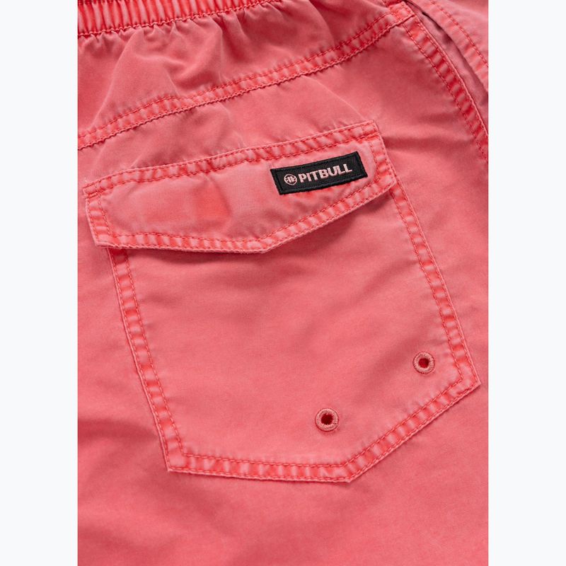 Herren Pitbull Balfour flammend rote Badeshorts 5