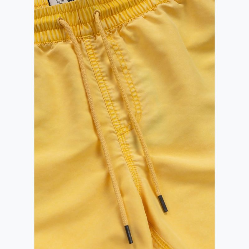 Herren Pitbull Balfour gewaschene gelbe Schwimmshorts 4