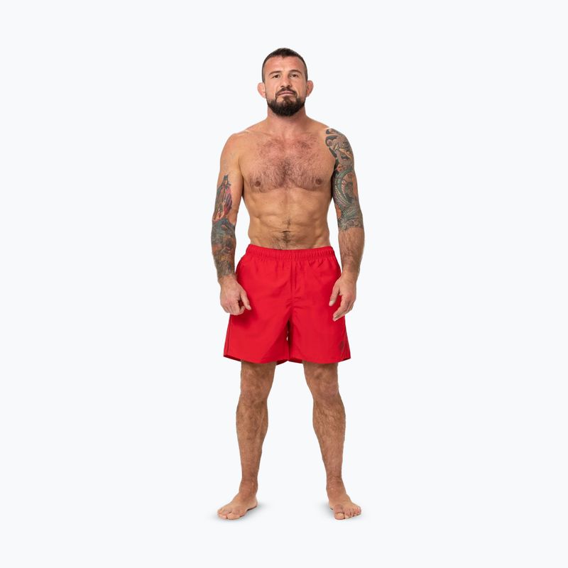 Pitbull Crownhill red Herren-Badeshorts 2