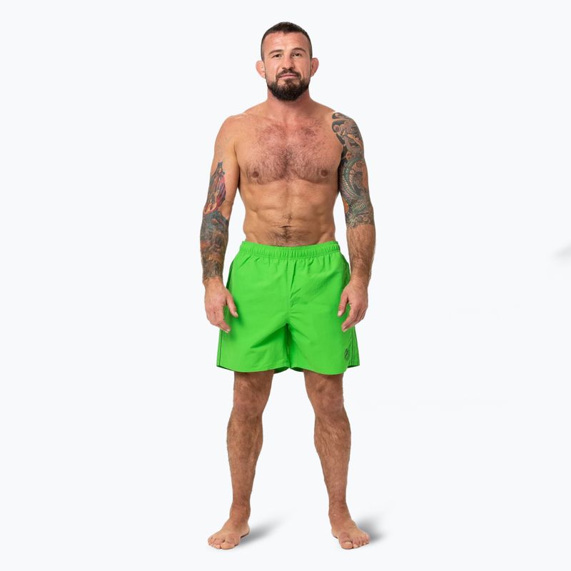 Pitbull Crownhill Herren Badeshorts fluo grün 2