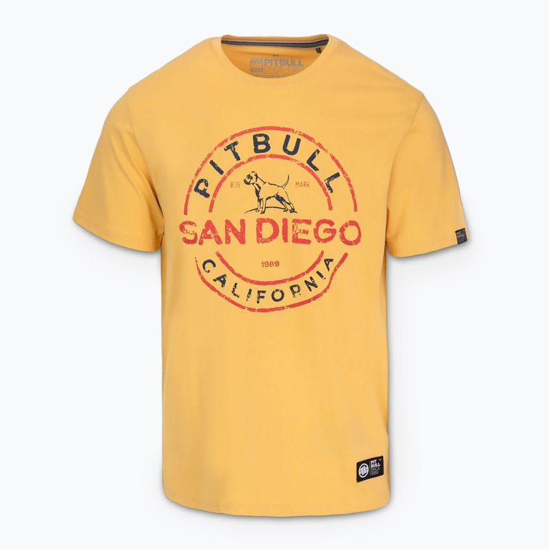 Herren Pitbull San Diego Ins. T-Shirt blassgelb 4