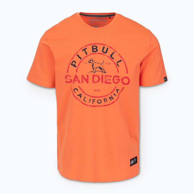Herren Pitbull San Diego Ins. fluo orange T-shirt 4