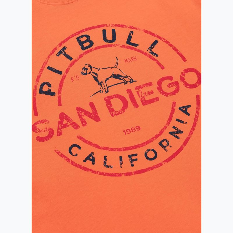 Herren Pitbull San Diego Ins. fluo orange T-shirt 7