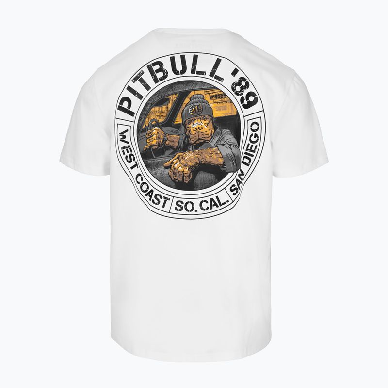 Herren Pitbull Driving t-shirt weiß 2