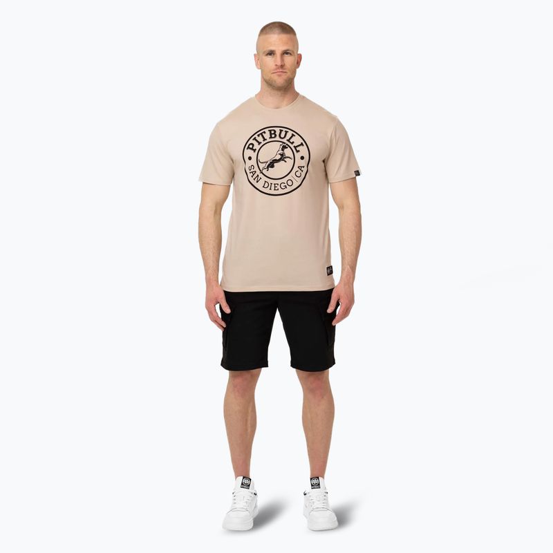 Herren Pitbull San Diego CA ultraleichtes Sand-T-Shirt 2