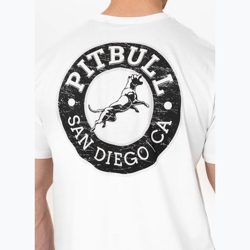 Pitbull San Diego CA Herren-T-Shirt schwarz/weiß 4