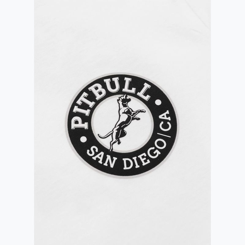 Pitbull San Diego CA Herren-T-Shirt schwarz/weiß 8