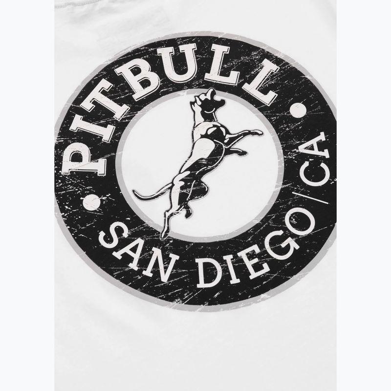 Pitbull San Diego CA Herren-T-Shirt schwarz/weiß 9