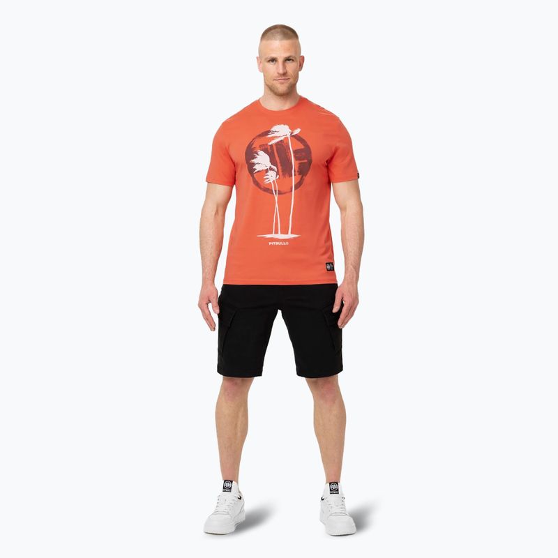 Herren Pitbull Palms helles Lachs-T-Shirt 2