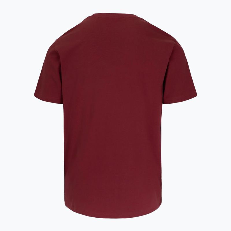 Herren Pitbull Logo Palmen T-Shirt burgunderrot 5