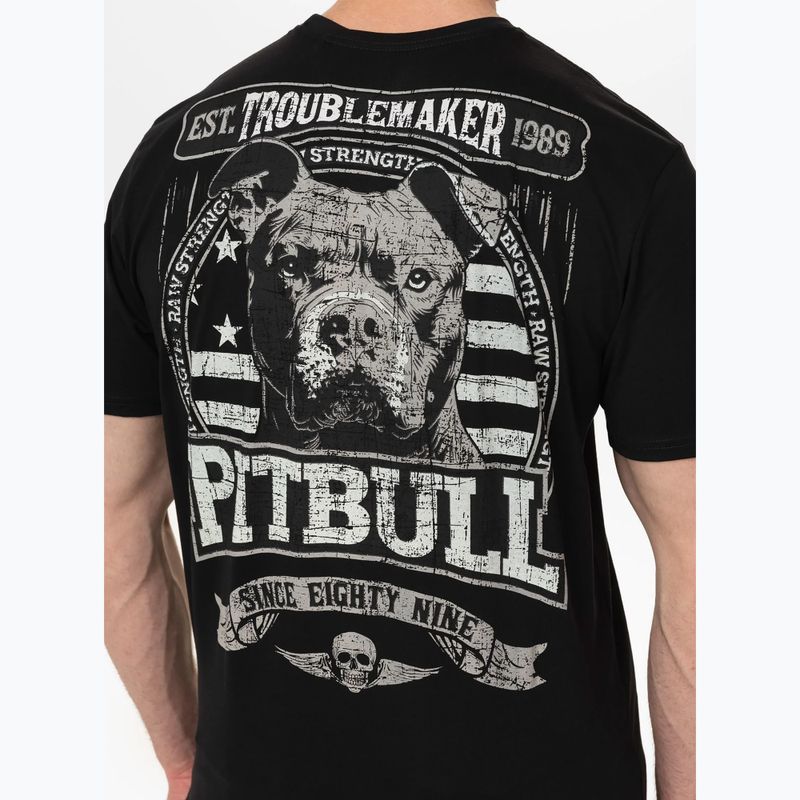 Pitbull Troublemarker Herren-T-Shirt schwarz 3
