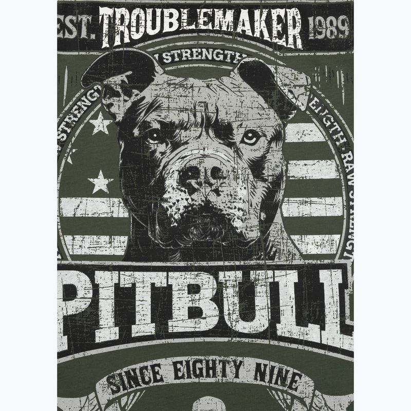 Pitbull Troublemarker Herren-T-Shirt altgrün 5