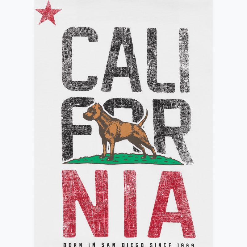 Herren Pitbull California weißes T-Shirt 4