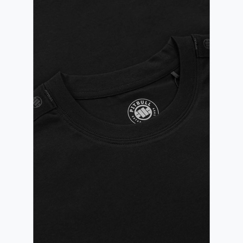 Herren Pitbull Tape Nugget t-shirt schwarz/schwarz 3
