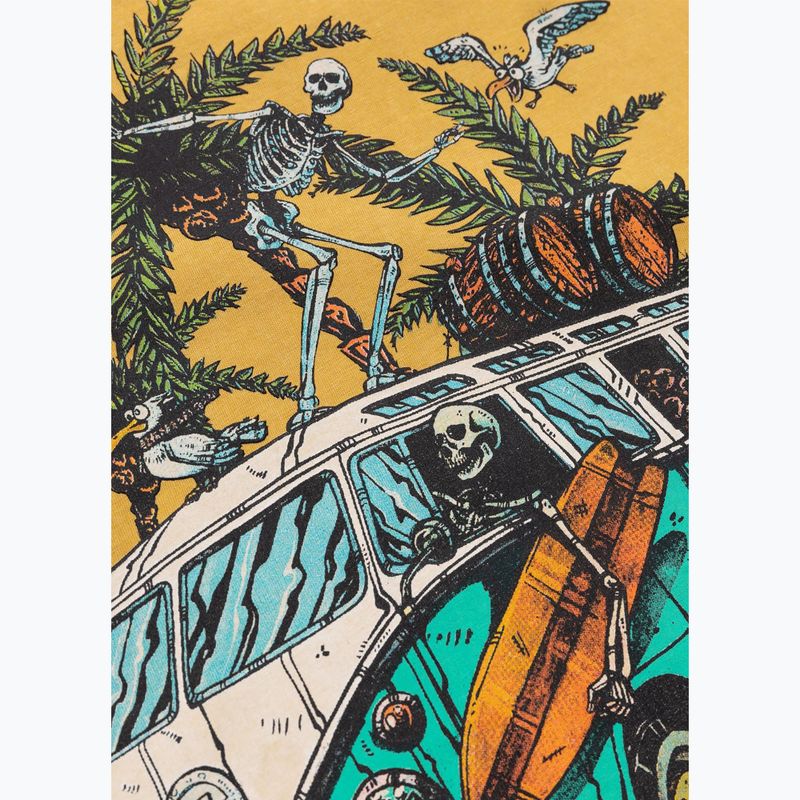 Pitbull Open Beach Herren-T-Shirt gewaschen gelb 8