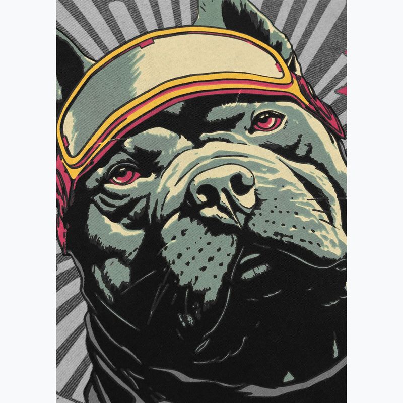 Pitbull Mt. Fuji Herren-T-Shirt gewaschen grau 6