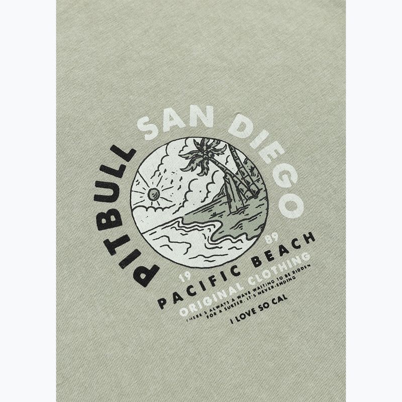 Pitbull Planet Surf staubiges Salbei Herren-T-Shirt 7