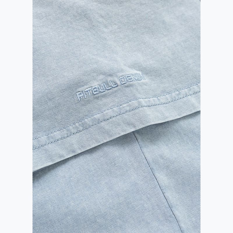 Pitbull Planet Surf Herren-T-Shirt gewaschen blau 11