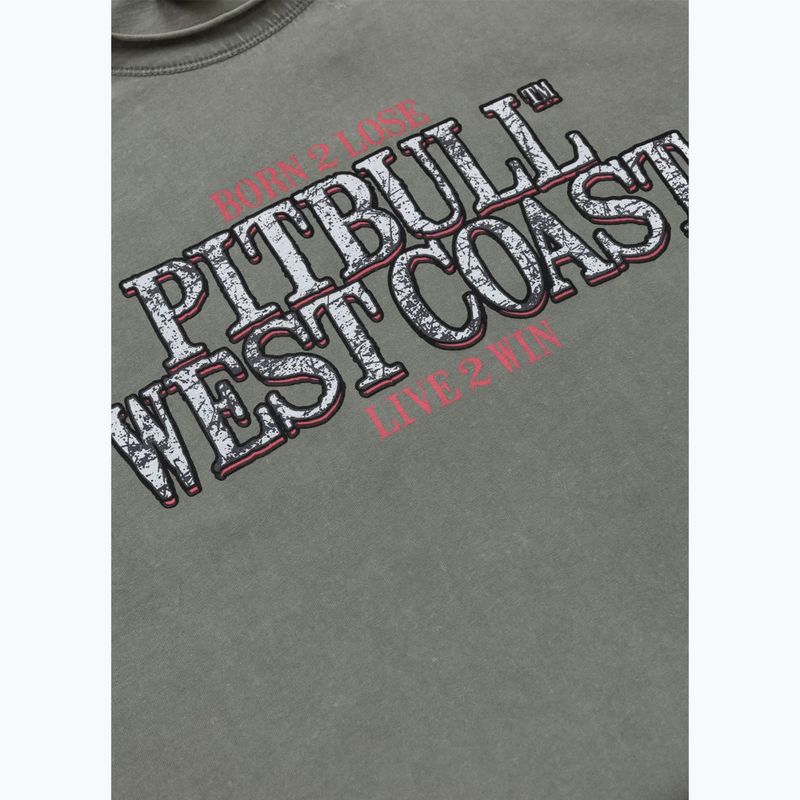 Pitbull Ace Of Spades Herren-T-Shirt gedämpft grün 4