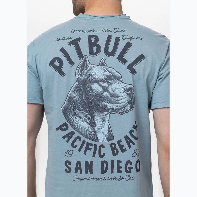 Pitbull Männer pazifikblau t-shirt 3