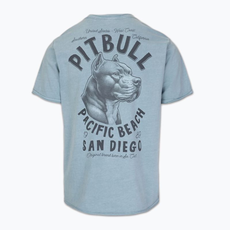 Pitbull Männer pazifikblau t-shirt 2