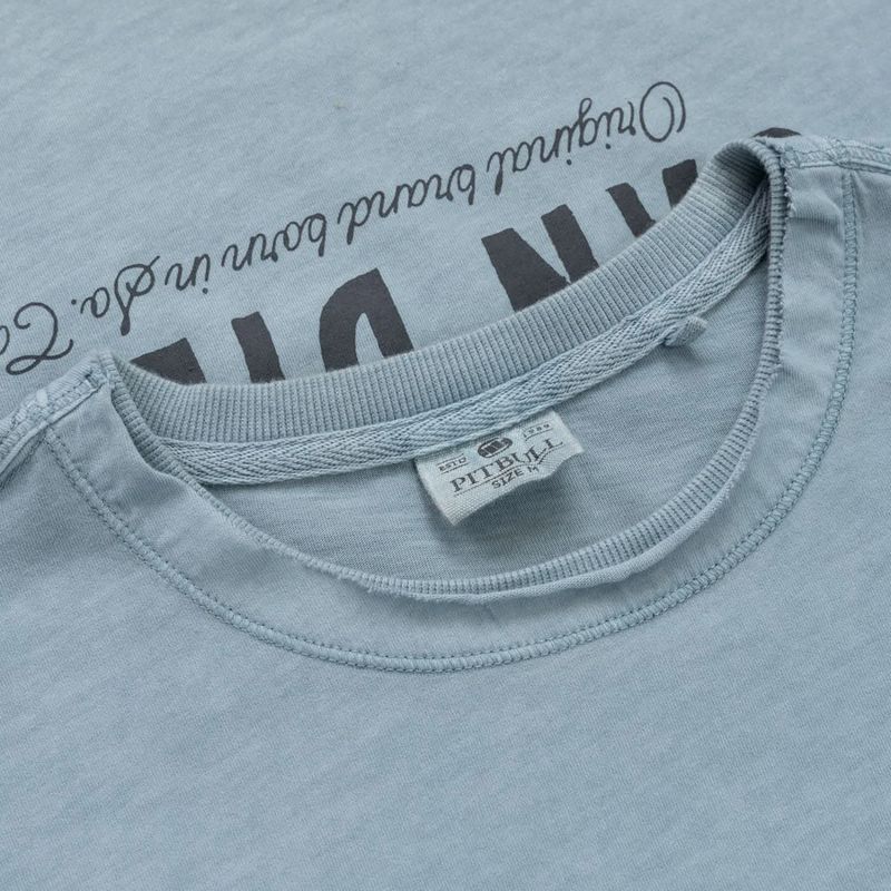 Pitbull Männer pazifikblau t-shirt 3
