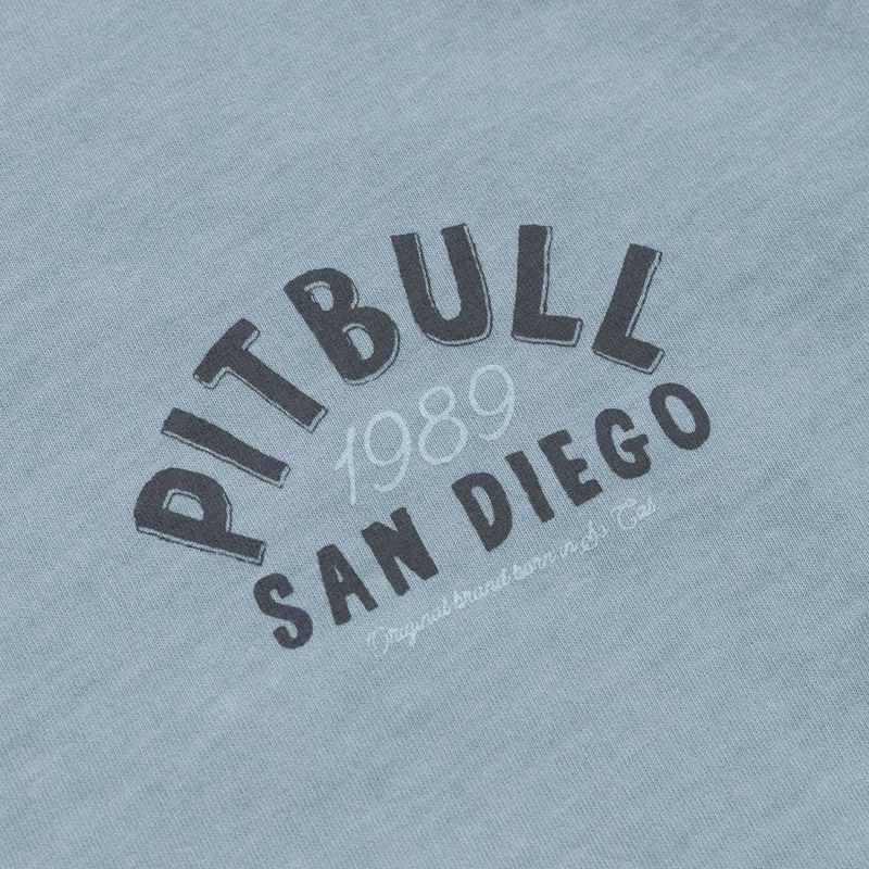 Pitbull Männer pazifikblau t-shirt 4