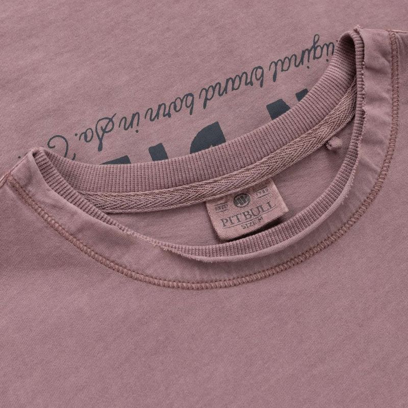 Pitbull Männer pazifischen staubigen Burgunder-T-Shirt 3
