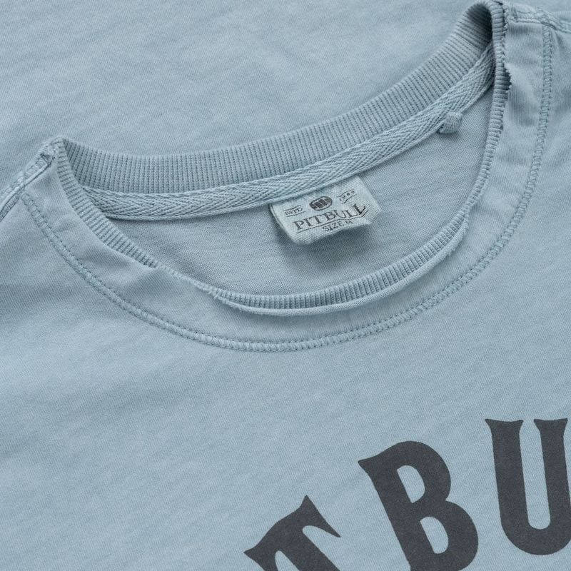 Herren Pitbull Shkull Logo-T-Shirt blau 3