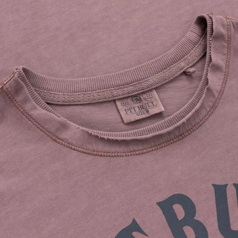 Herren Pitbull Shkull Logo T-Shirt staubiges Burgunderrot 2