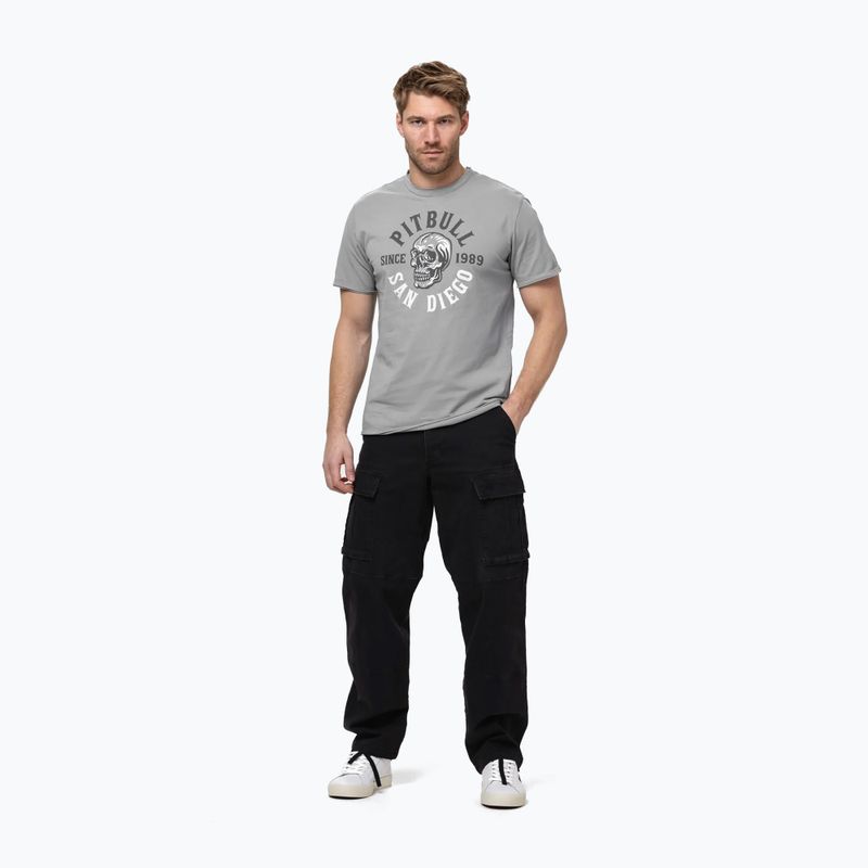 Herren Pitbull Shkull Logo-T-Shirt grau 2