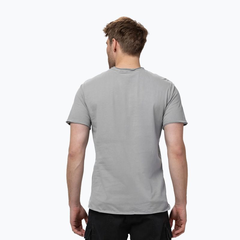 Herren Pitbull Shkull Logo-T-Shirt grau 3