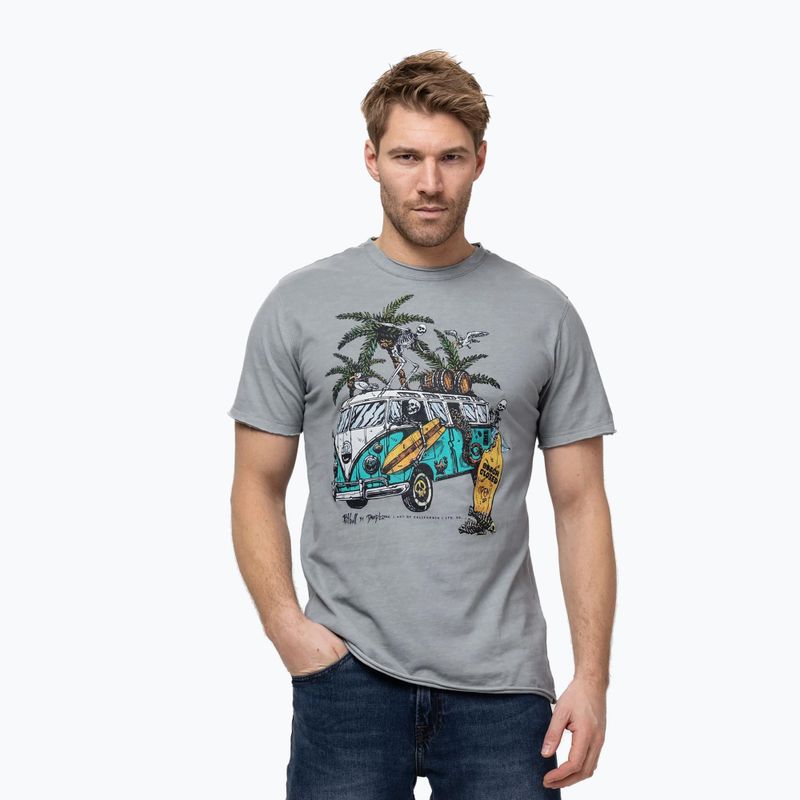 Pitbull Herren Open Beach T-shirt grau