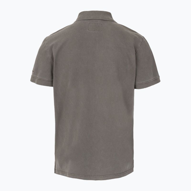 Herren Pitbull Washed Polo Shirt dunkelbraun 2