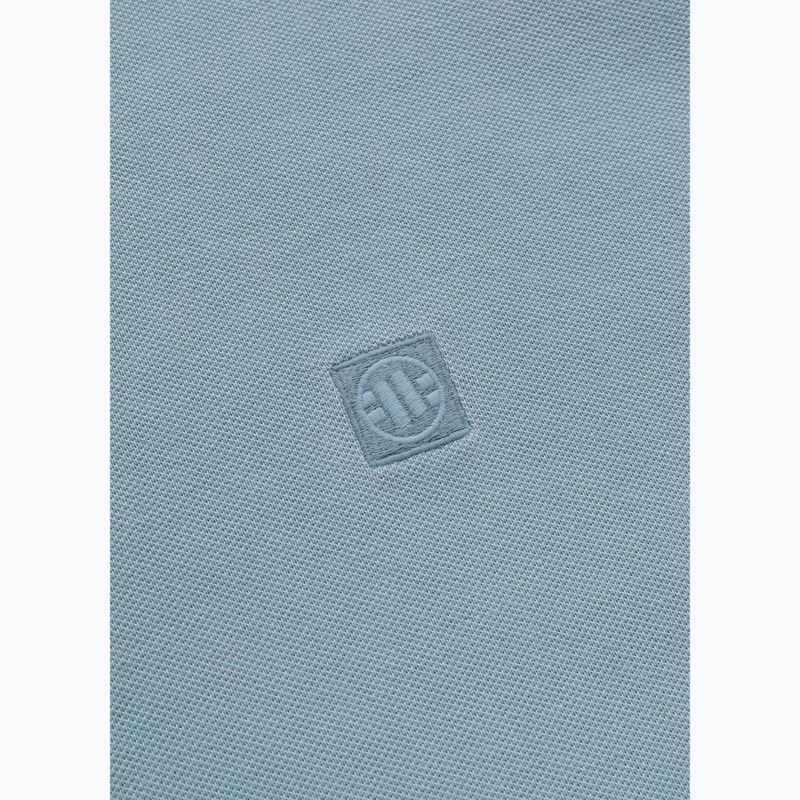 Herren Pitbull Washed Polo Shirt gewaschen blau 4