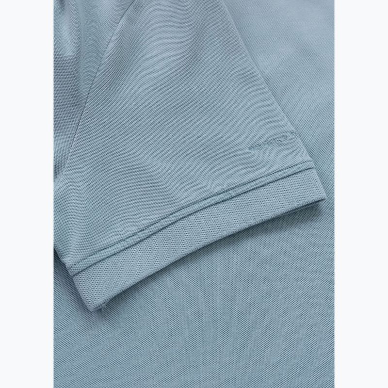 Herren Pitbull Washed Polo Shirt gewaschen blau 5