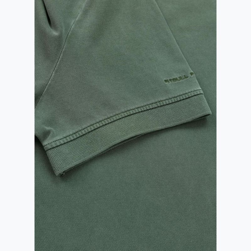 Herren Pitbull Washed Polo Shirt salbeigrün 5