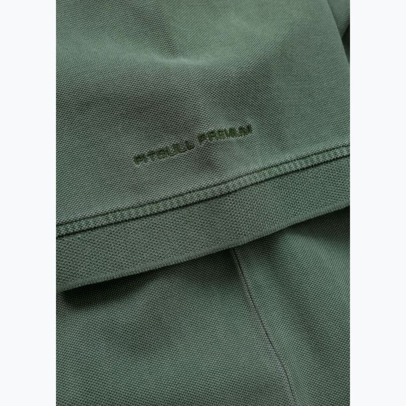 Herren Pitbull Washed Polo Shirt salbeigrün 6