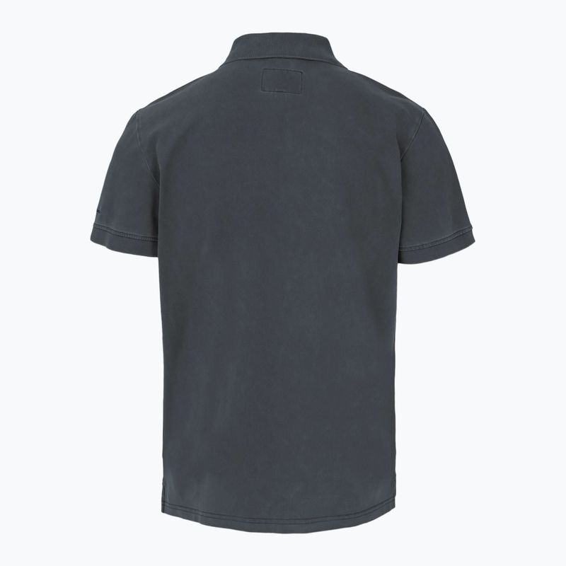 Herren Pitbull Washed Polo Shirt dunkel graphit 2
