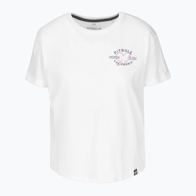 Pitbull Heart Damen-T-Shirt weiß 4