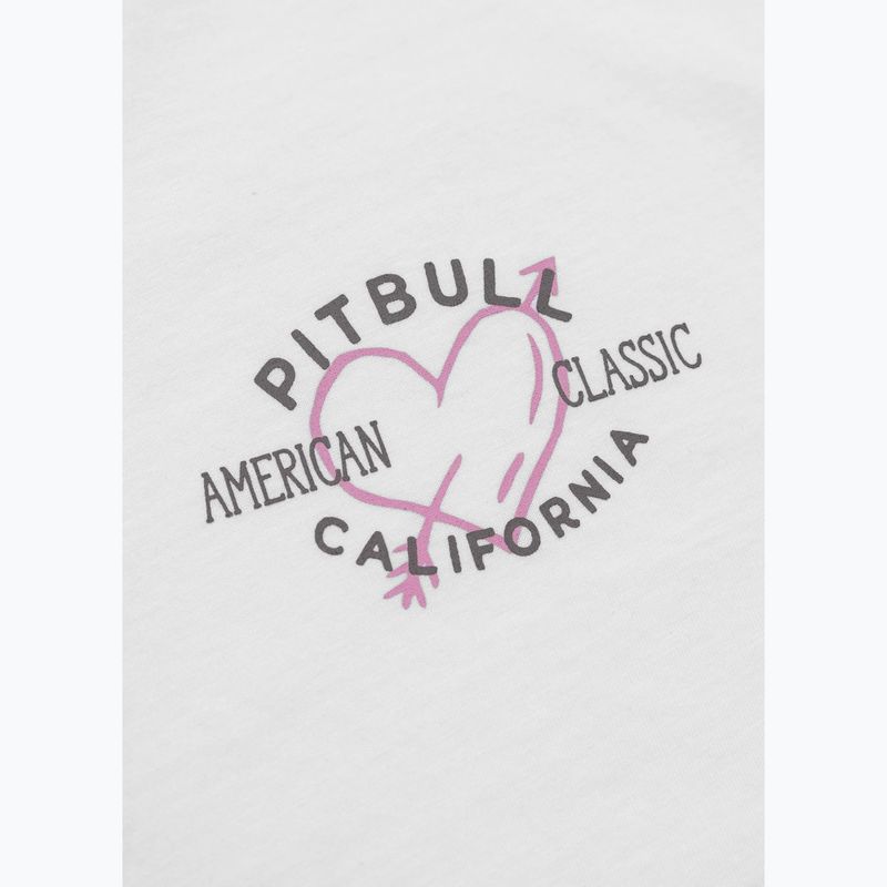 Pitbull Heart Damen-T-Shirt weiß 7