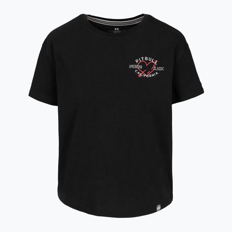 Pitbull Heart Damen-T-Shirt schwarz 4