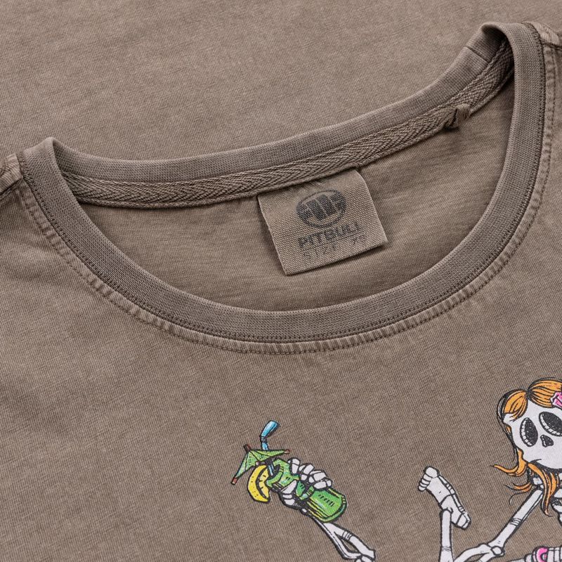 Pitbull Cruisinandboozin Damen-T-Shirt dunkelbraun 6