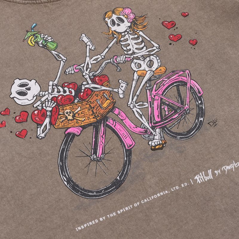 Pitbull Cruisinandboozin Damen-T-Shirt dunkelbraun 7