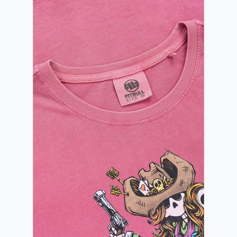 Pitbull Doubletrouble gewaschen rosa Herren-T-Shirt 3