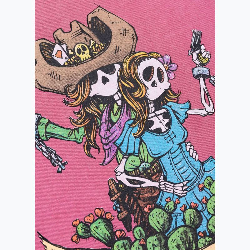 Pitbull Doubletrouble gewaschen rosa Herren-T-Shirt 5