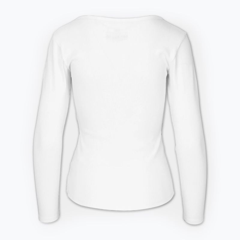 Damen-Langarmshirt Pitbull Rib weiß 5
